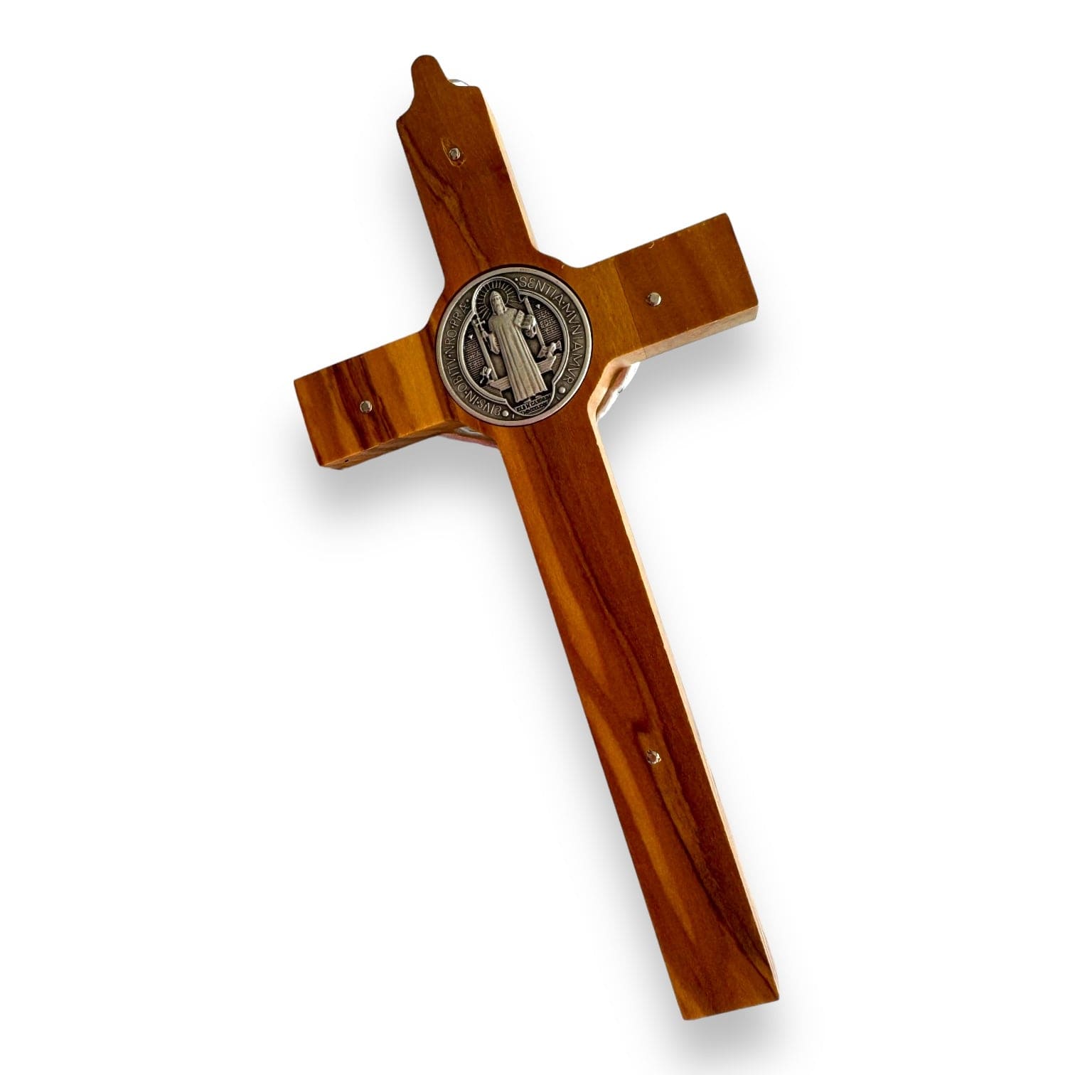 Catholically St Benedict Cross Wooden 6" St. Benedict Cross Crucifix -Exorcism cross -Blessed -San Benito