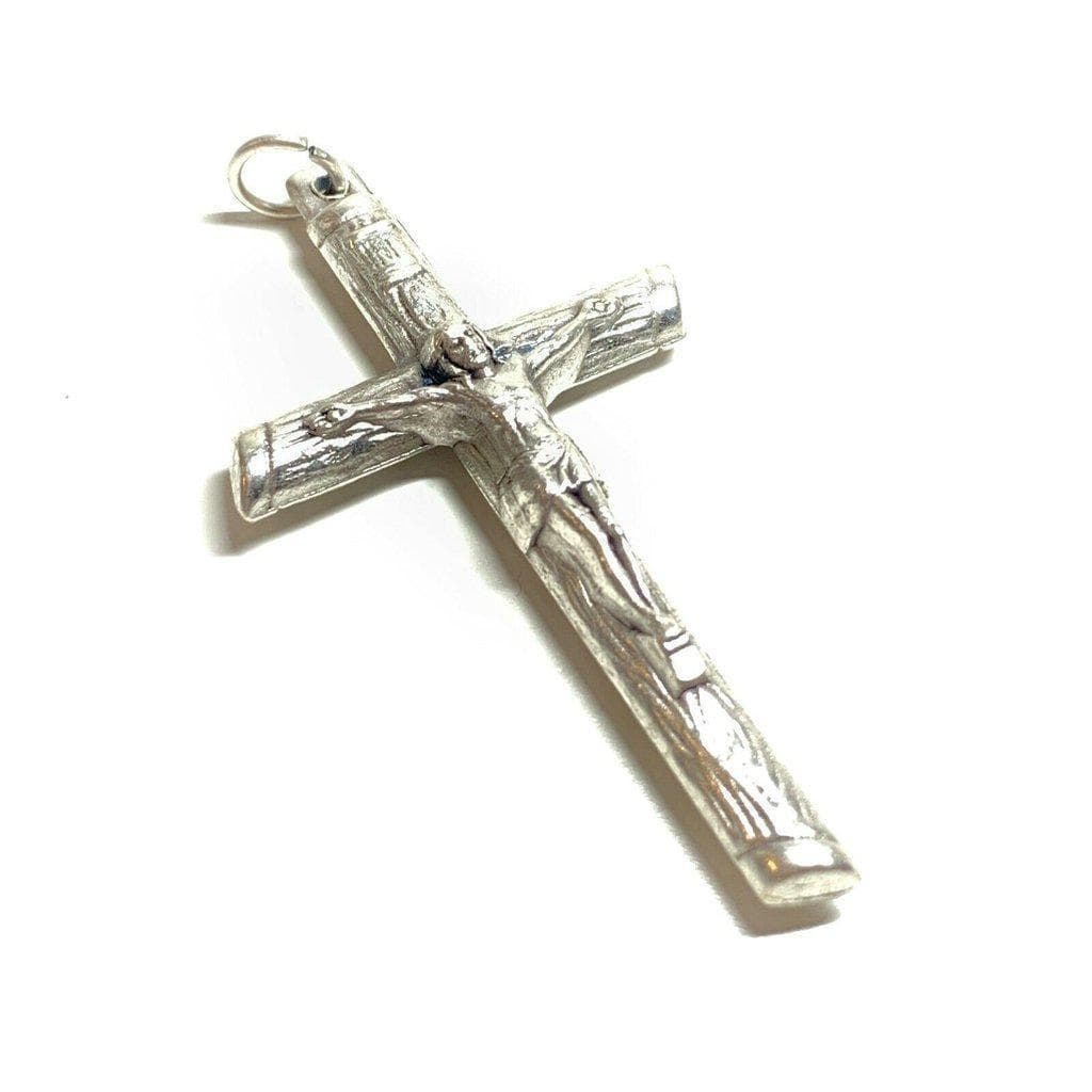 2" CROSS -Crucifix -Parts -Pendant Blessed by Pope Francis-Catholically
