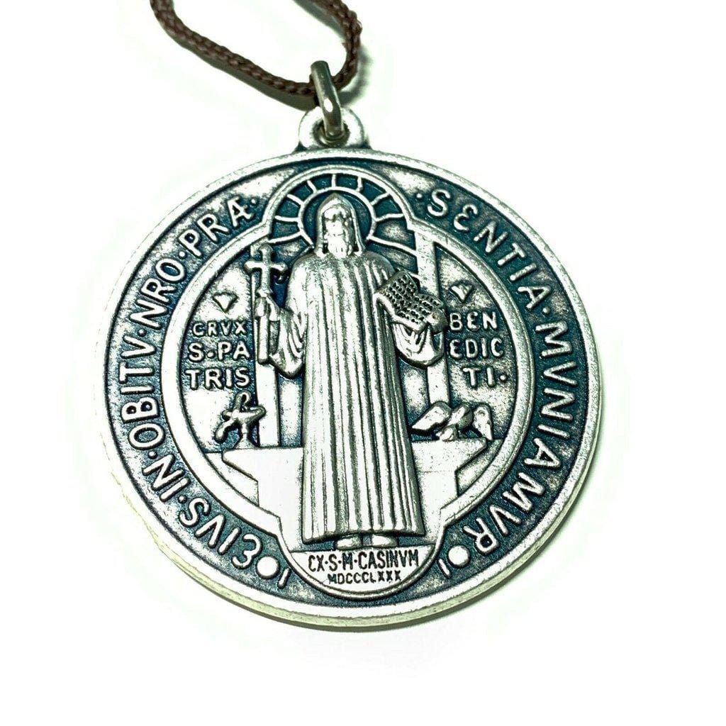 Saint Benedict Medal   Exorcism   Medalla de San Benito BLESSED BY POPE 2 - Catholically