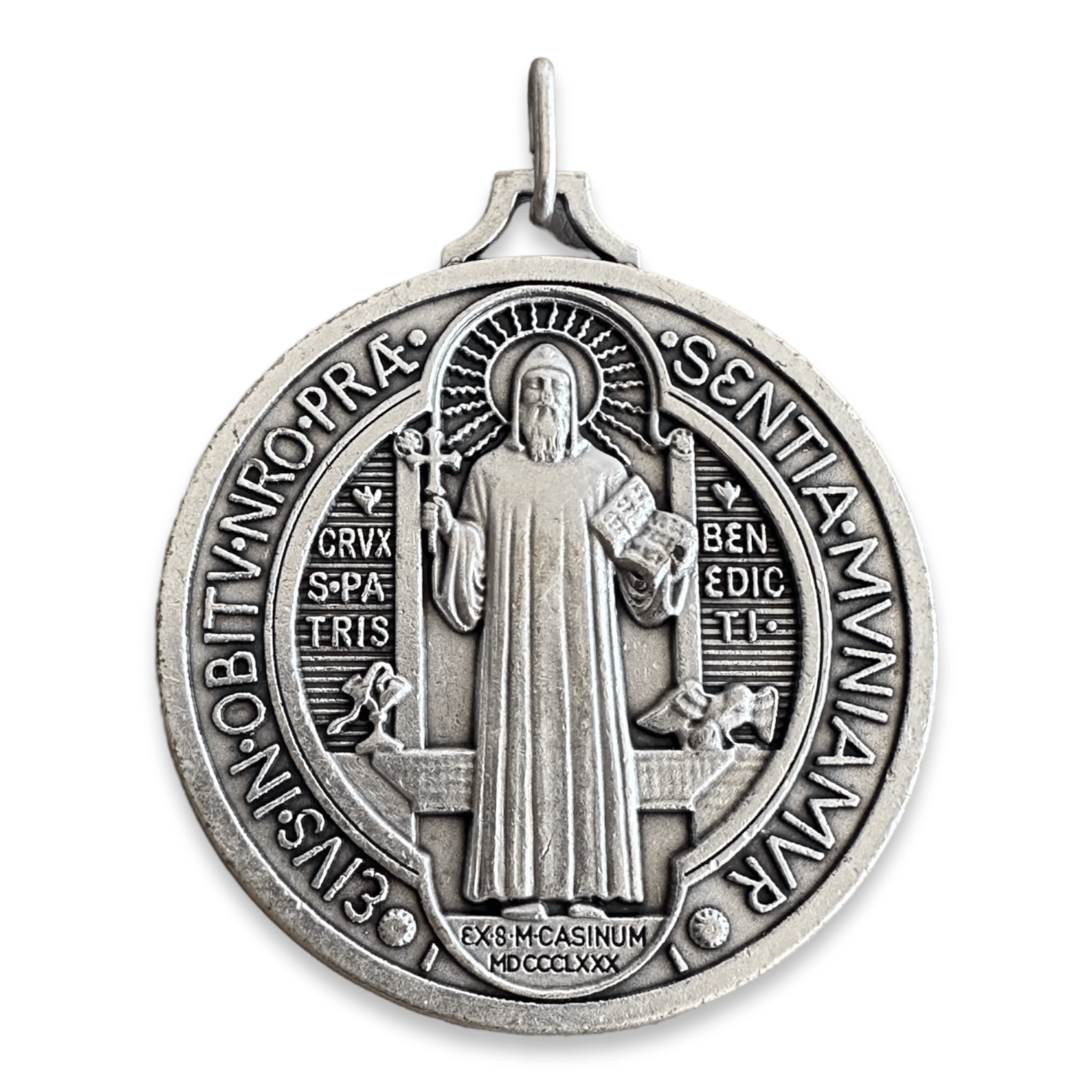 Medalla de San Benito y su poder Exorcístico #sanbenitoabad 