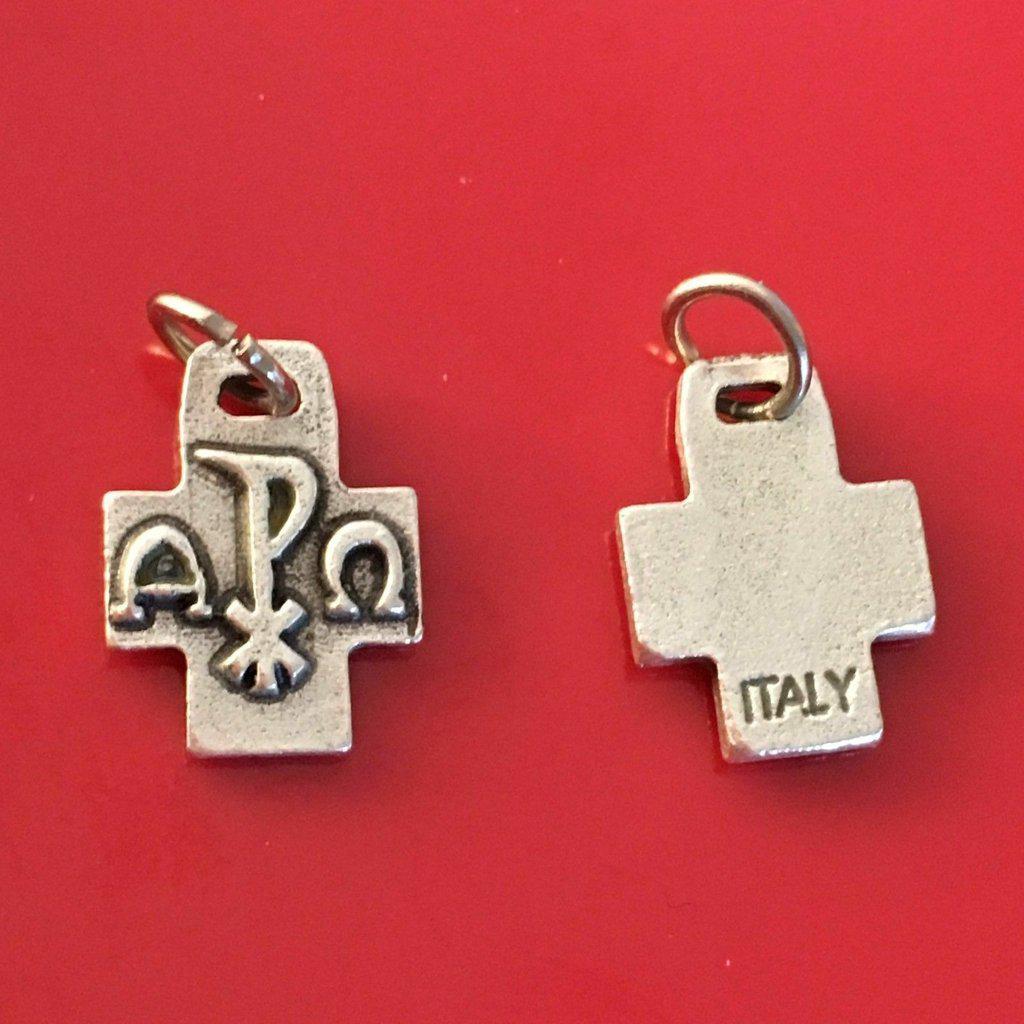 Two (2) Chi Rho Cross - Medals - Catholic Pendant - Blessed by Pope ...