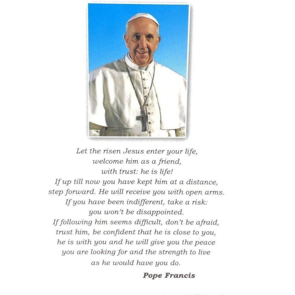 2X Tiny Medal St. JPII - John Paul II & Pope Francis - Catholic - Parts - Blessed-Catholically