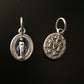 2 TINY Pendants - Blessed Mother Mary Miraculous Medal - Blessed by Pope - Catholically