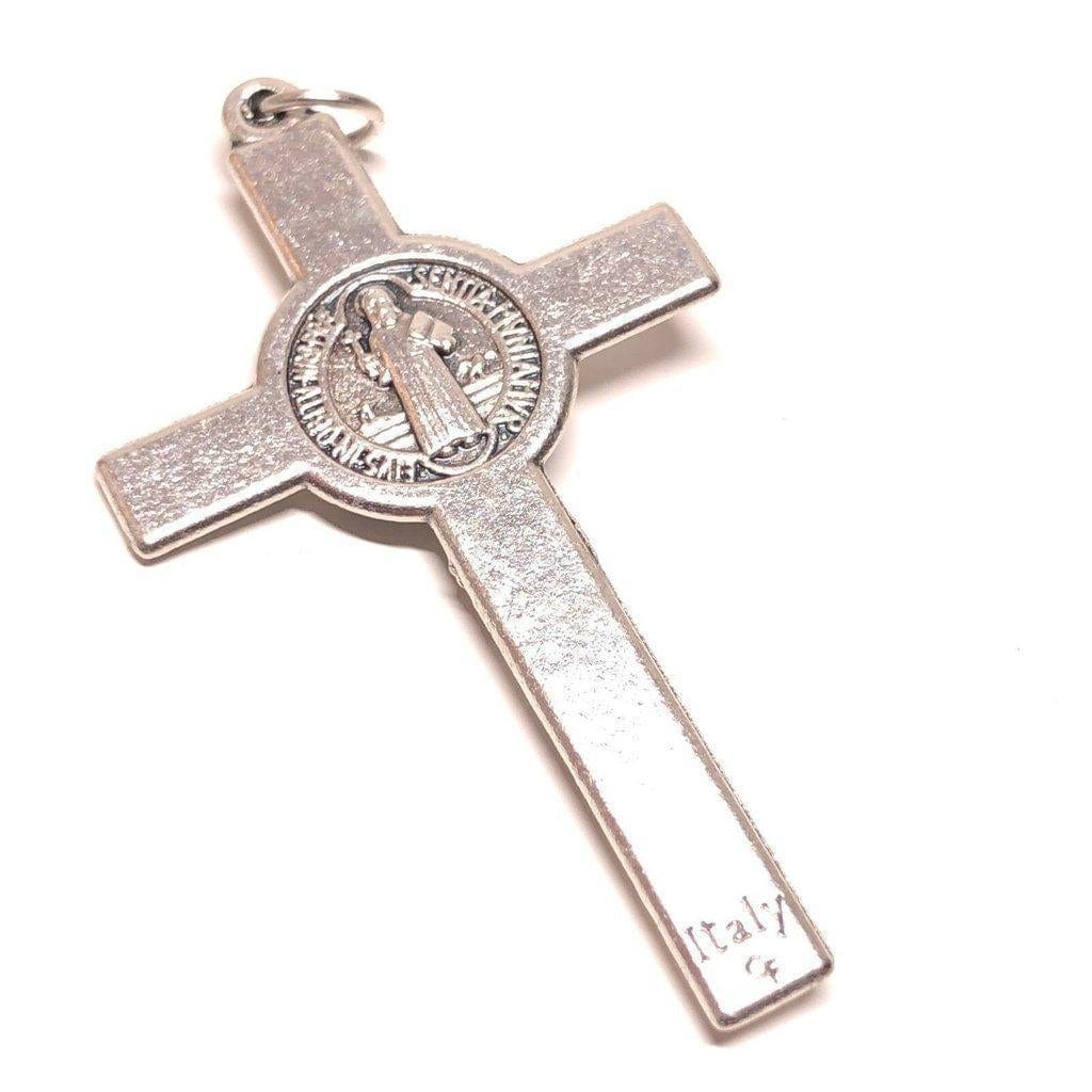 Catholically St Benedict Cross 3" St. Benedict Crucifix - Exorcism - Cross - Blessed - Medalla De San Benito