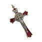 3" St. Benedict Red Crucifix - Exorcism - Cross - Blessed By Pope-Catholically
