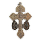3-Way Pardon Indulgence Crucifix w/ St. Benedict & Miraculous Medals - 2" 1/8-Catholically