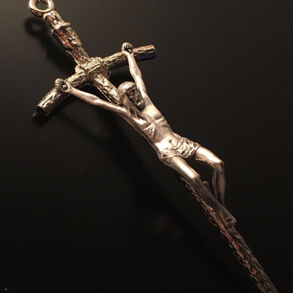 5 Catholic Cross - WALL Crucifix - Blessed by Pope on request - Catholically