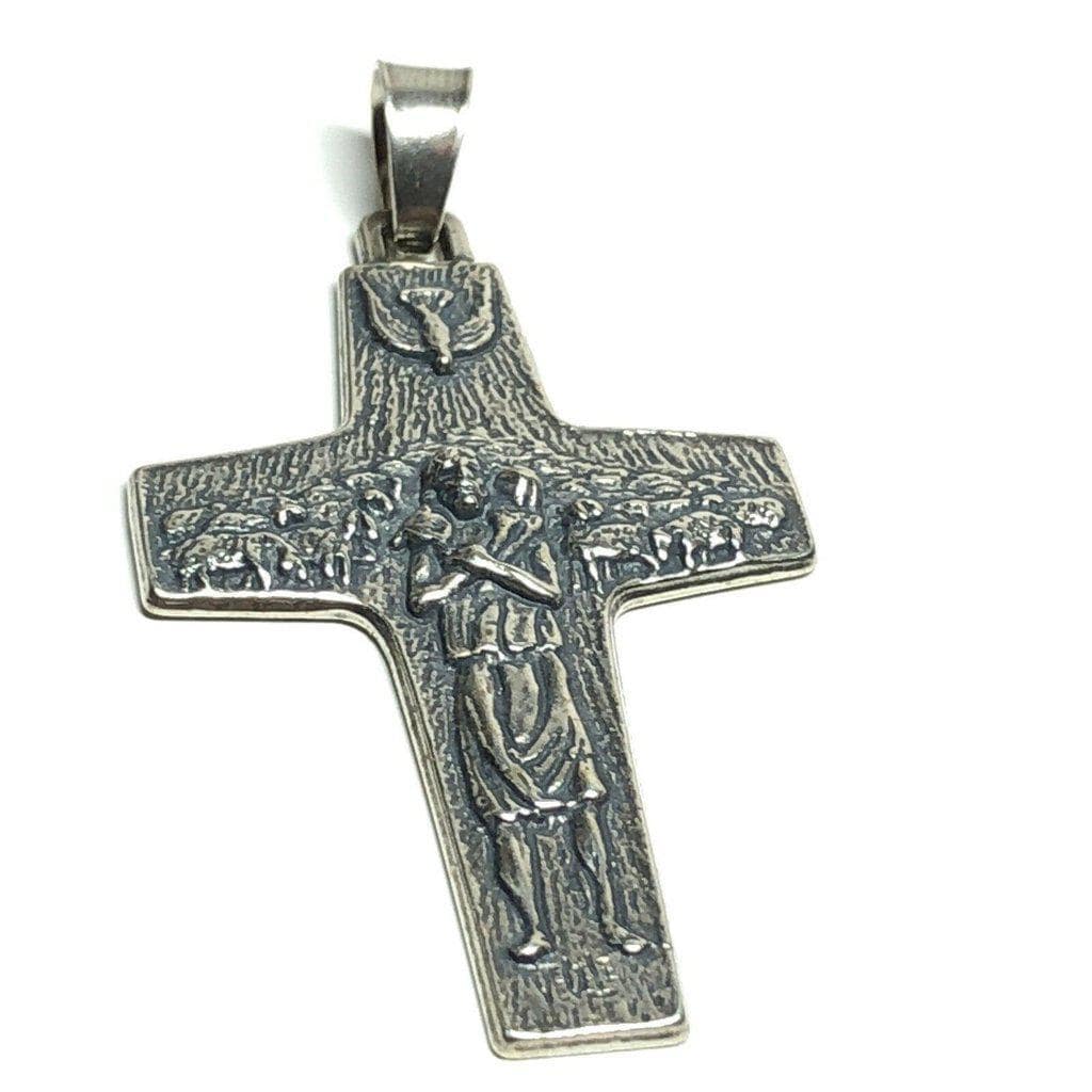925 Sterling Silver - Pope Francis Pectoral Cross by Vedele - Crucifix-Catholically