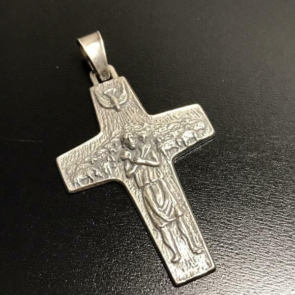 925 Sterling Silver - Pope Francis Pectoral Cross by Vedele - Crucifix-Catholically