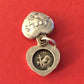Agnus Dei Sacramental -Silvered medal pendant charm medalla - Blessed by Pope - Catholically
