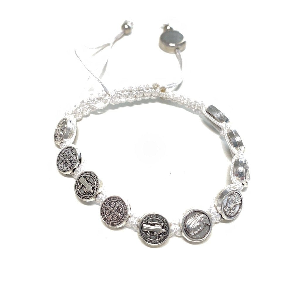 All Saints - Protection Bracelet With metallic Beads - Blessed By Pope-Catholically