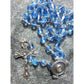 Aurora Borealis Franciscan Rosary Blessed Pope W/ St. Francis Asissi Relic-Catholically