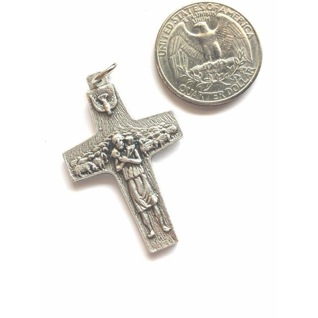AUTHENTIC VEDELE Pope Francis Pectoral CROSS - Crucifix - Blessed by Pope - Catholically