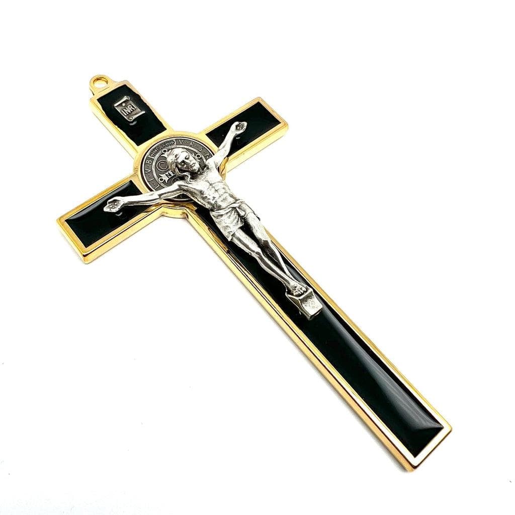 Catholically St Benedict Cross Black 5" St. Benedict Cross Crucifix -Exorcism -Saint -Blessed -San Benito