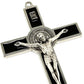 Catholically St Benedict Cross Black 5" St. Benedict Wall Crucifix - Exorcism Cross - Blessed By Pope
