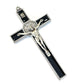 Black 5" St. Benedict Wall Crucifix - Exorcism Cross - Blessed By Pope-Catholically