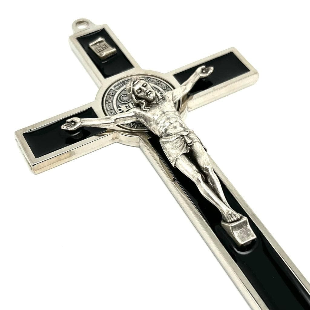 Catholically St Benedict Cross Black 7.5" St. Benedict Crucifix