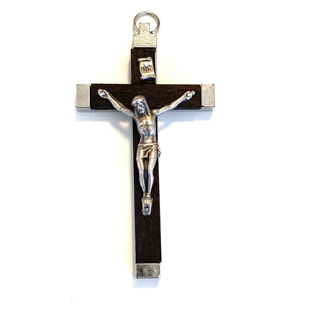 Blessed By Pope Francis - 3" Crucifix - Catholic Small Pectoral Cross-Catholically