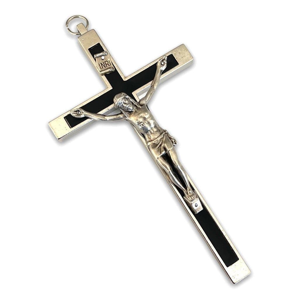 Blessed By Pope Francis - 6" Cross - Wall Crucifix - Papa-Catholically