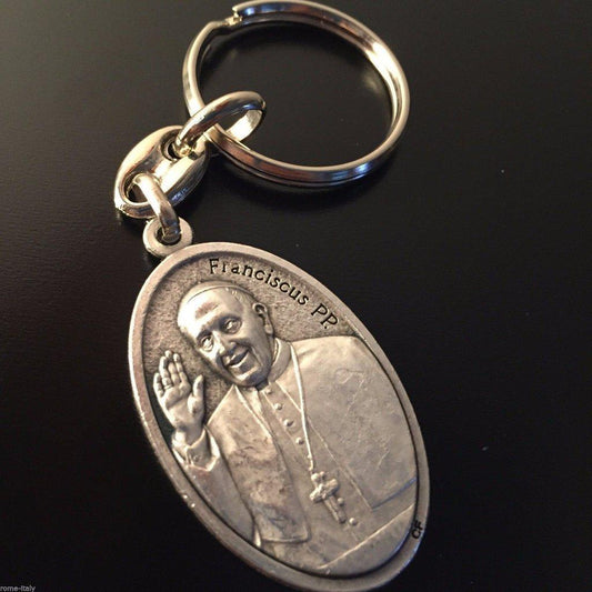 Blessed by Pope Francis - Nice Key ring - Keychain Divine Mercy - Catholically