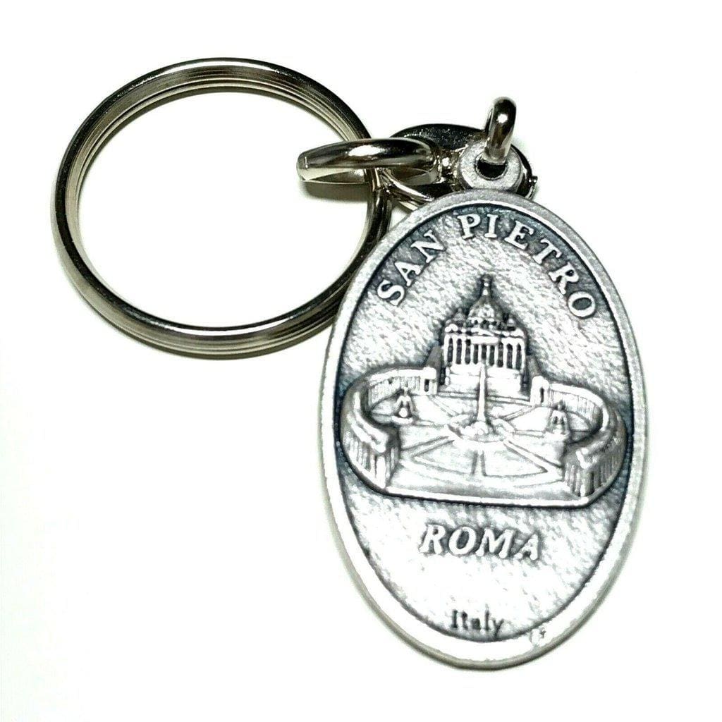 Blessed by Pope - Nice Pope Francis Key ring - Key chain St. Peter's Square - Catholically