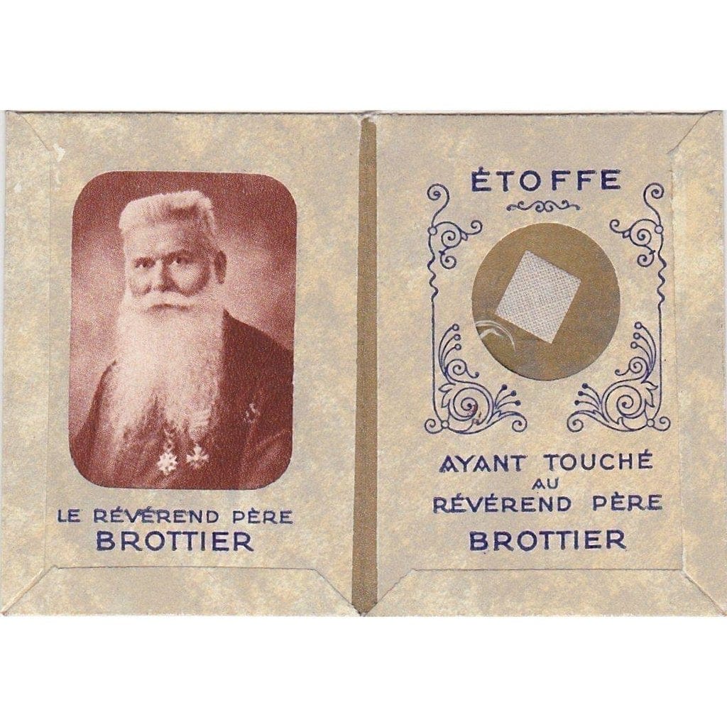Blessed Daniel Brottier  Relic touched to the body  Holy Card - Catholically