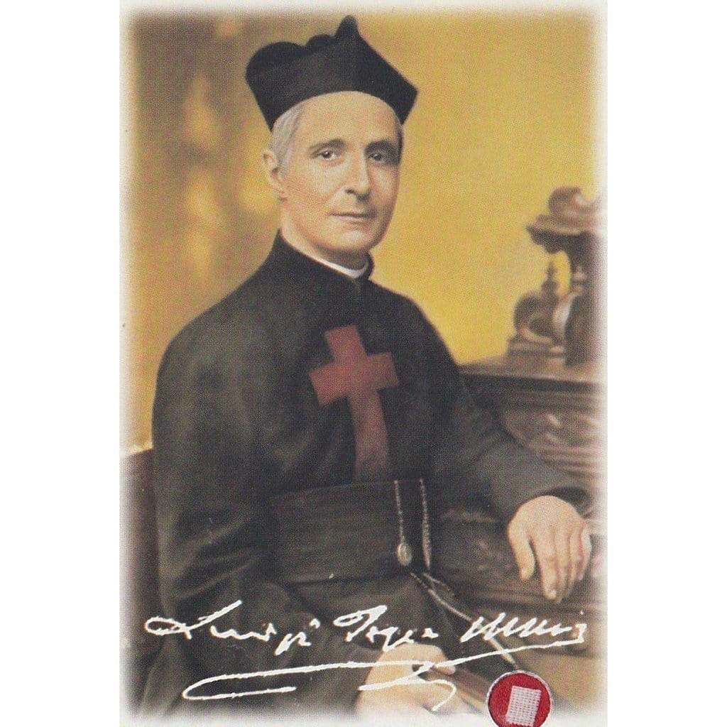 Blessed Louis Tezza  Holy Card with 2nd class FREE Relic   Apostle of Lima - Catholically