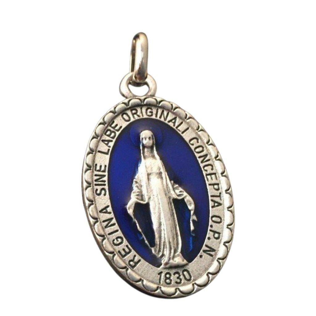 Blessed Mother Mary Miraculous Medal - Pendant - Blessed By Pope-Catholically