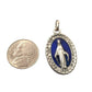 Blessed Mother Mary Miraculous Medal - Pendant - Blessed By Pope-Catholically