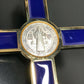 BLUE 8 St. Benedict Cross Crucifix -Exorcism -Saint -Blessed -San Benito - Catholically