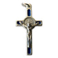 Blue Cross St. Benedict - Tiny Pendant - Rosary Parts - Crucifix-Catholically