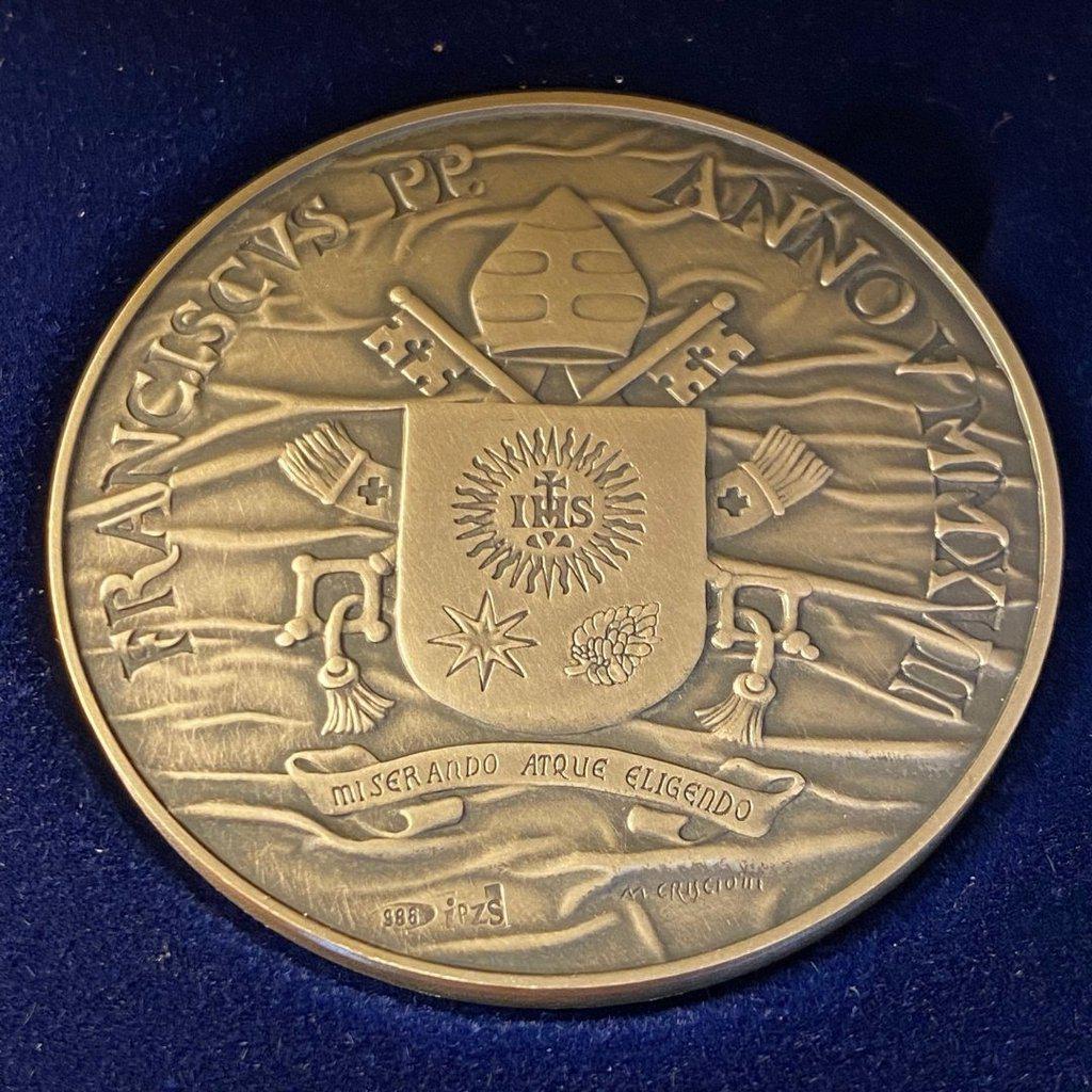 Bronze Annual Papal Medal - Year 7 - 2019 Pope Francis Pontificate Mint-Catholically