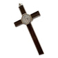 Brown 7.5" St. Benedict Cross Crucifix -Exorcism cross -Blessed -San Benito-Catholically