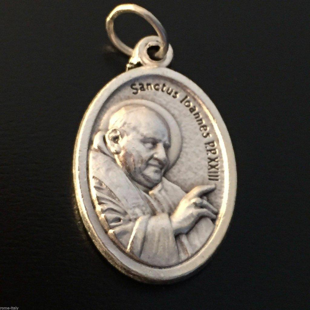 CANONIZATION! Pope John XXIII & John Paul II SAiNT! medal blessed Pope Francis - Catholically