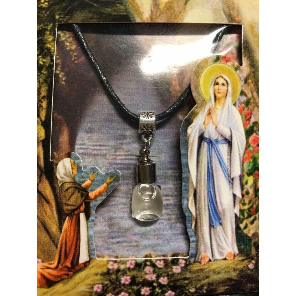 Catholic Pendant Lourdes Water - Charm - Medal - Blessed By Pope Francis-Catholically