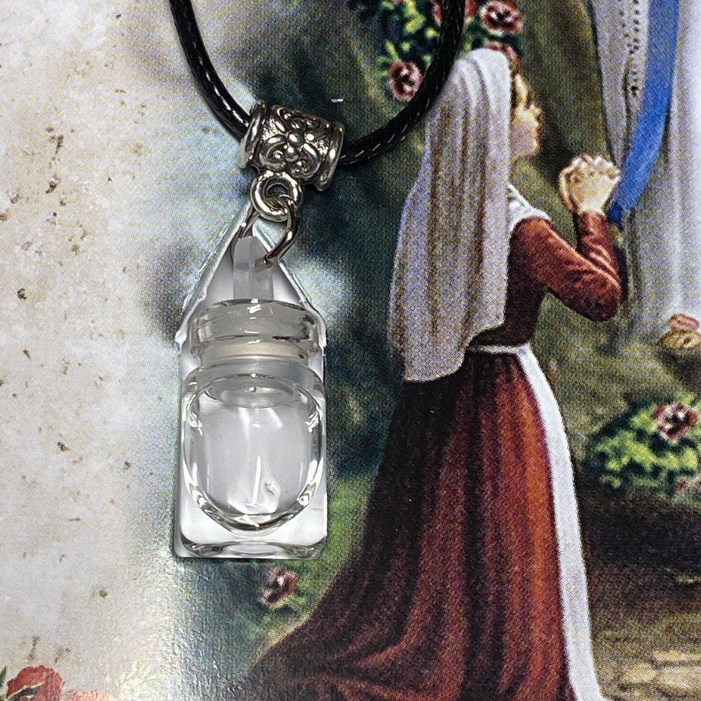 Catholic Pendant Lourdes Water - Charm - Medal - Blessed By Pope Francis-Catholically
