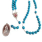 Catholically Relic Rosary Chaplet with St. Faustina reclic medal - Divine Mercy Rosary