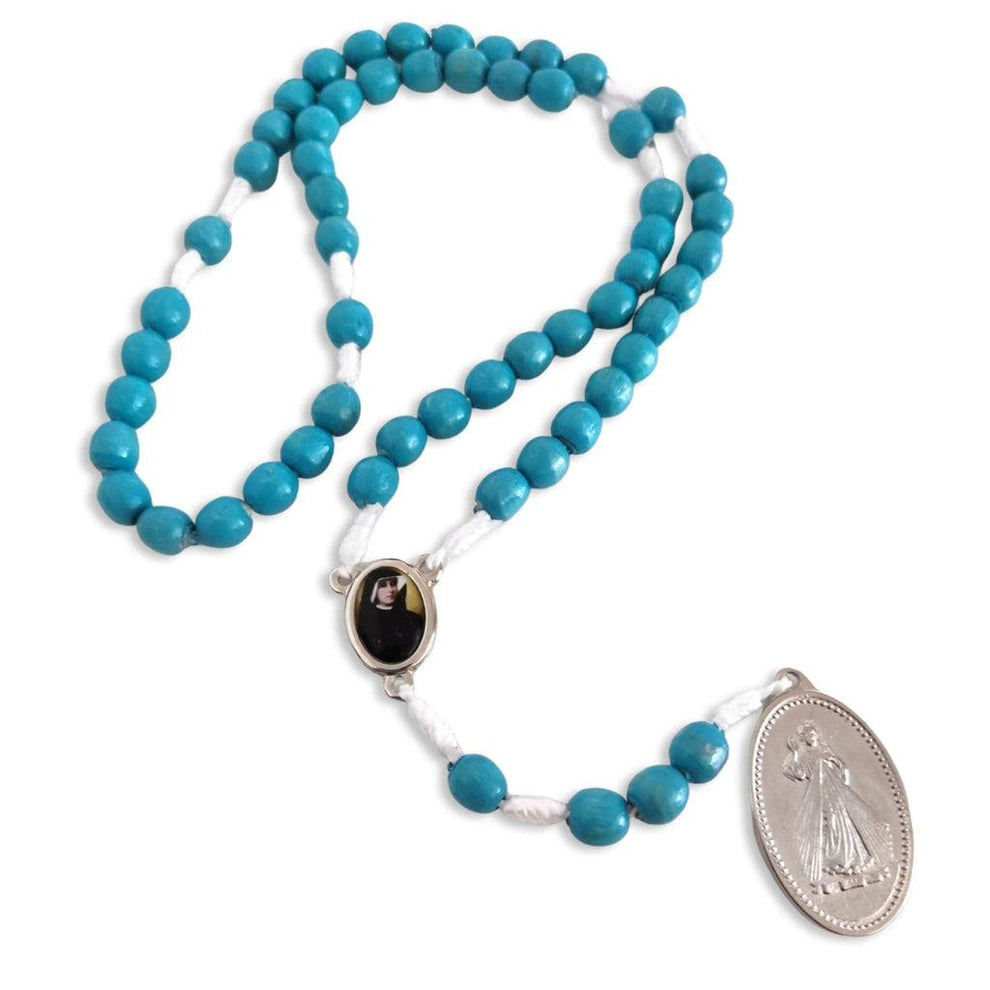 Relic Rosary | 2nd Class Relic St. Faustina Kowalska | Catholic Gifts ...