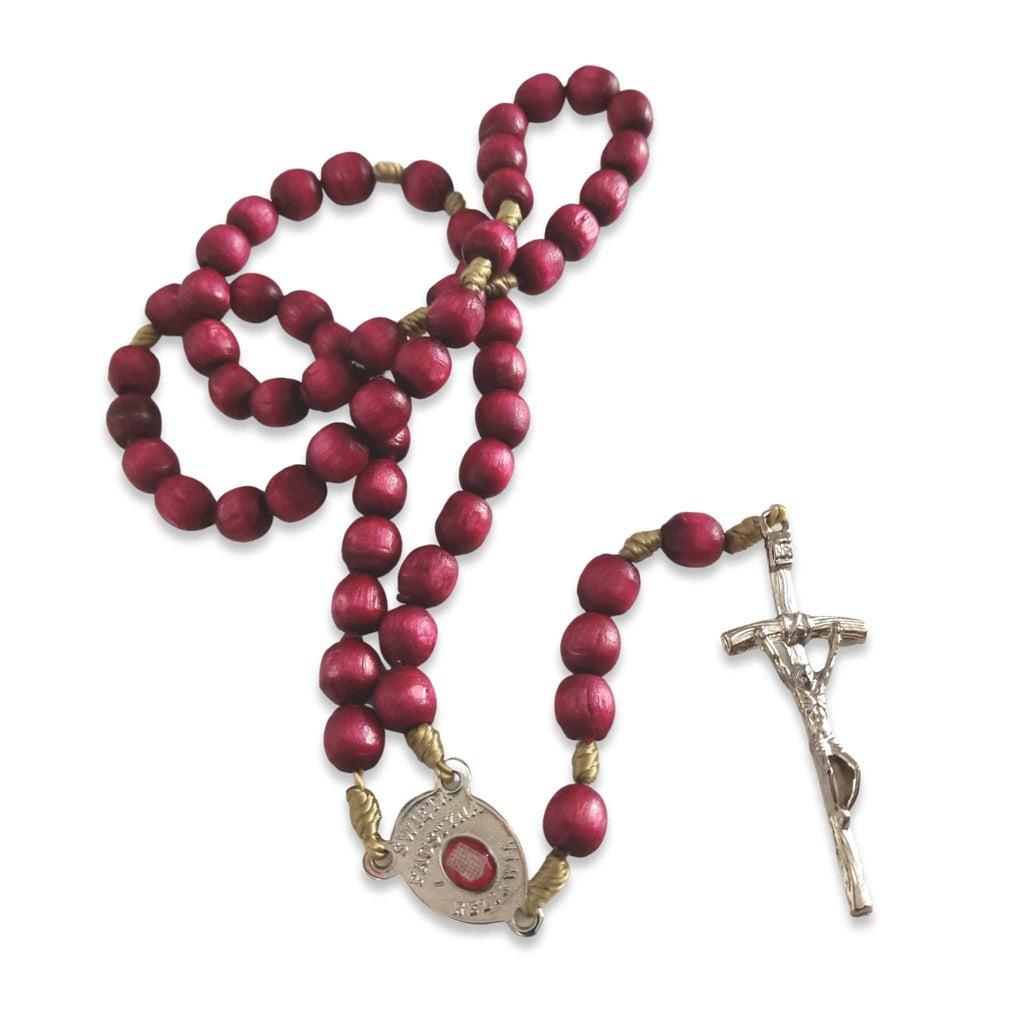 Catholically Relic Rosary Chaplet with St. Faustina reclic medal - Divine Mercy Rosary