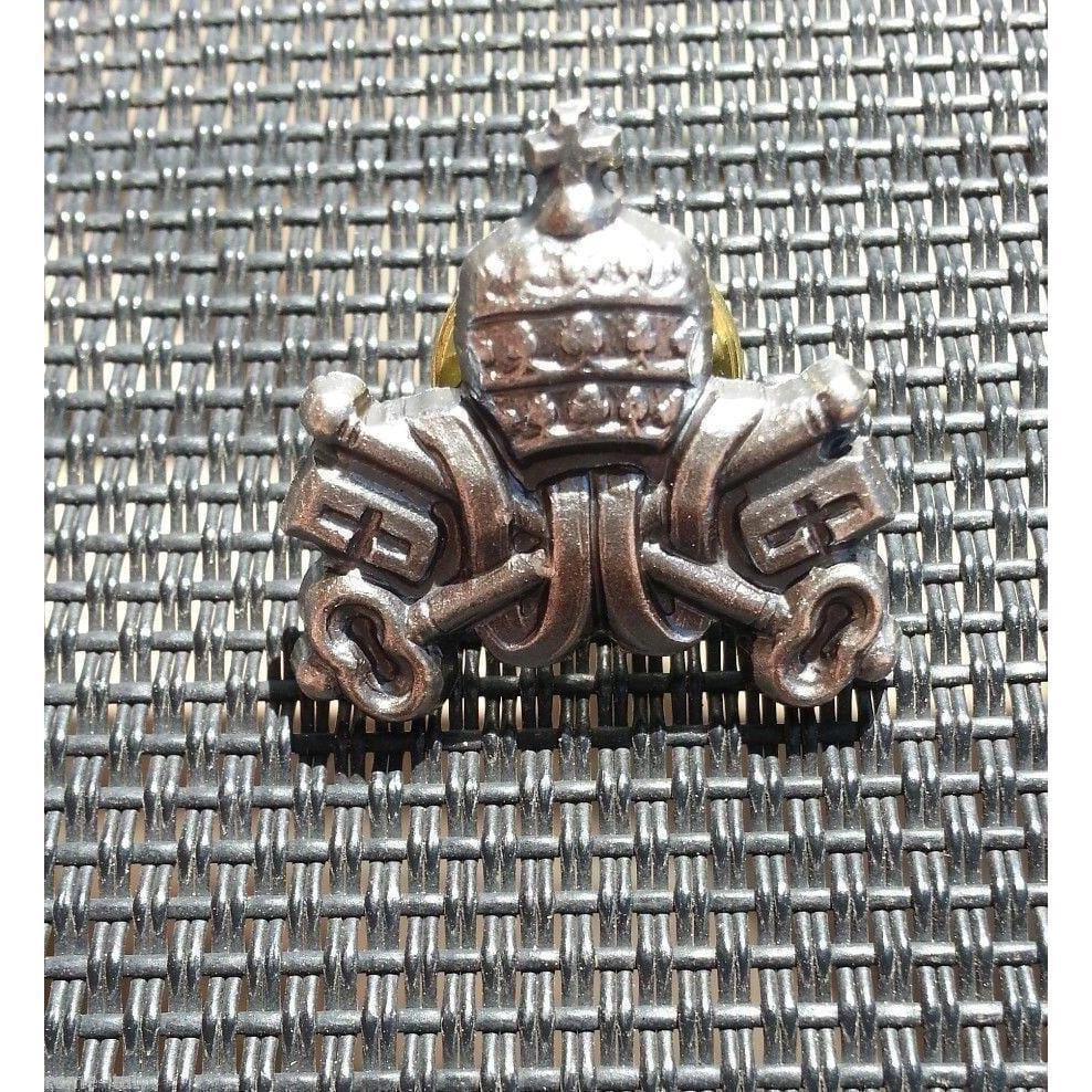 Coat of Arms Pin  Catholic  Tie Tack Jacket Lapel pin - Catholically