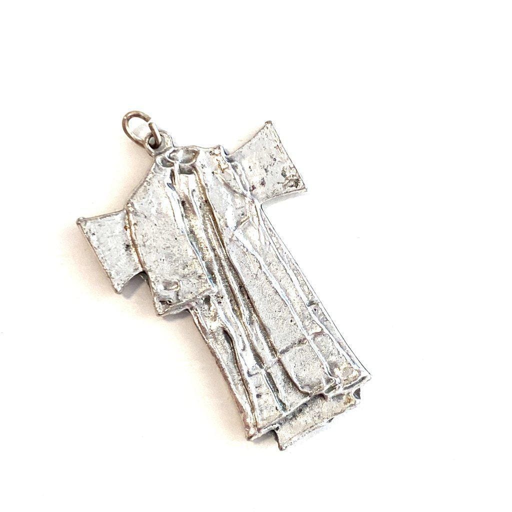 Cross Charm Crucifix - Franciscan - St.Francis Of Assisi - Medal - Pendant-Catholically
