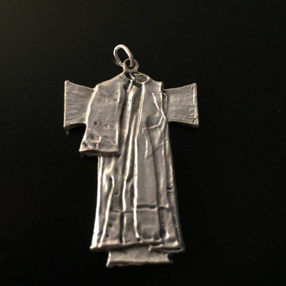Franciscan Cross Charm Crucifix St.Francis Of Assisi Medal Pendant