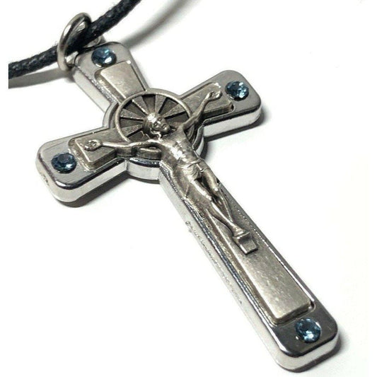 Cross - Crucifix - Blessed By Pope - Confirmation - Pendant - Communion Gift-Catholically
