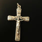 Crucifix - Blessed by Pope Francis - cross - Rosary Parts - metal - Pendant - Catholically
