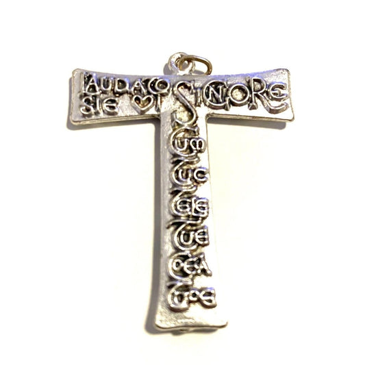 Crucifix - Franciscan Cross - St.Francis Of Assisi - Medal - Pendant - Tau-Catholically