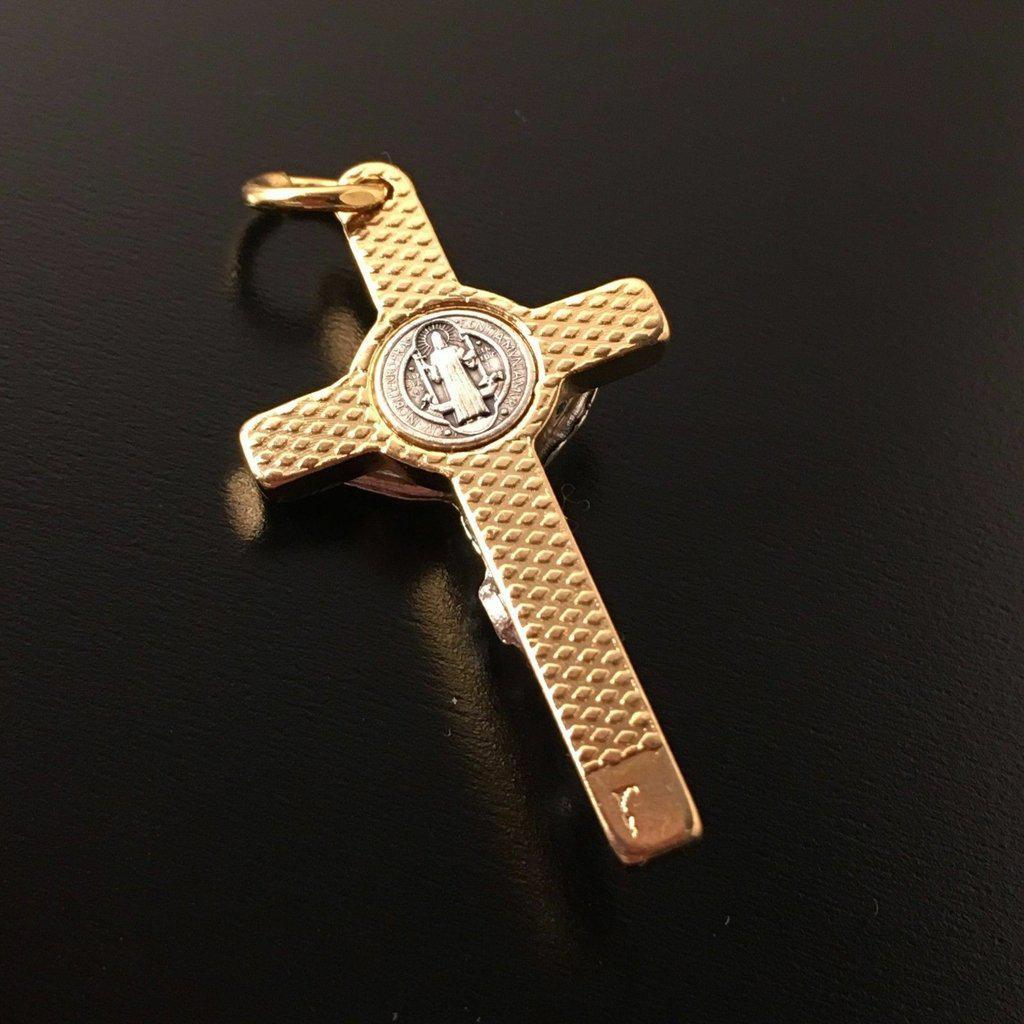 Cruz San Benito - Cross St. Benedict - TINY pendant - parts - crucifix - Catholically