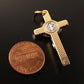 Cruz San Benito - Cross St. Benedict - TINY pendant - parts - crucifix - Catholically