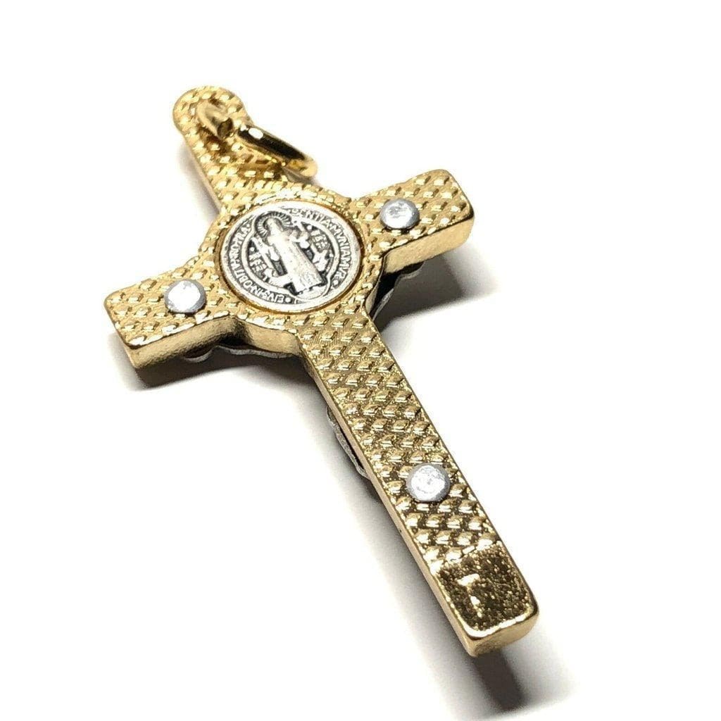 Cruz San Benito - Cross St. Benedict - Tiny Pendant - Rosary Parts - Crucifix-Catholically