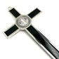 Catholically St Benedict Cross Dark Brown 7.5" St. Benedict Crucifix - Exorcism -Blessed by Pope