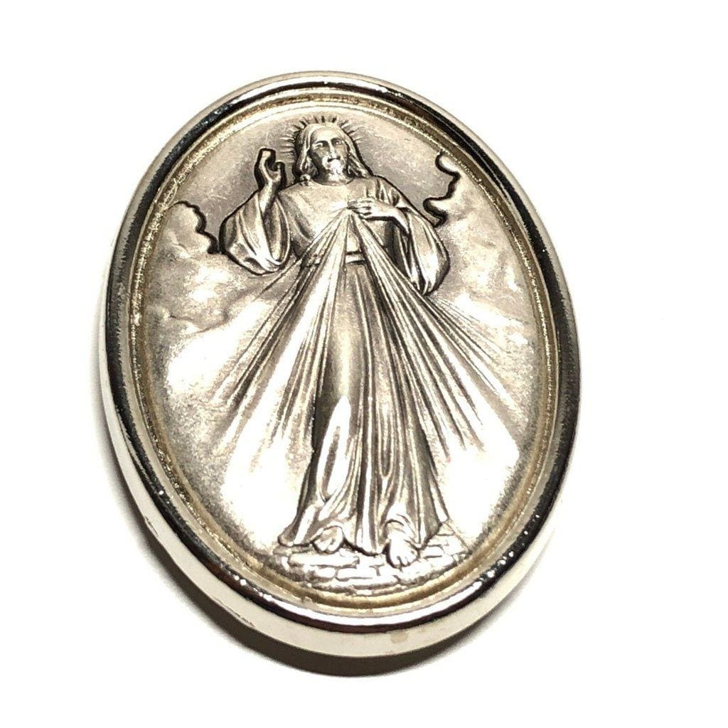 Mercy Magnet Divine Mercy Of Jesus Car Magnet Medallion - Blessed by Pope – Catholically
